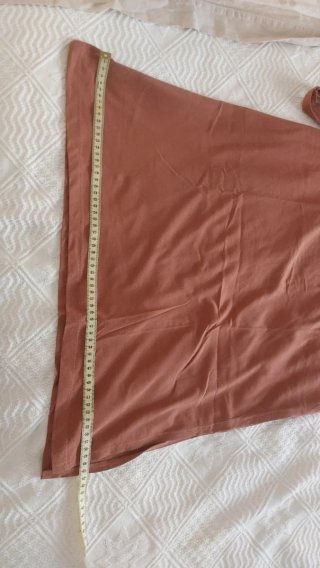 Abito lungo estivo con 2 cinture tg L