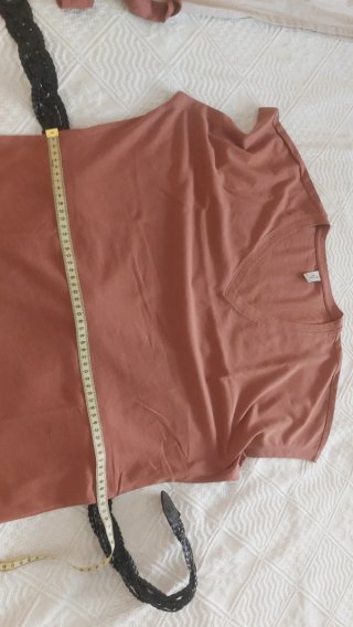 Abito lungo estivo con 2 cinture tg L
