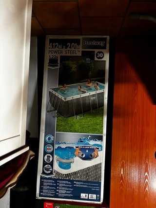 Piscina Bestway 412x201x122 con depuradora
