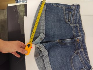 Pantaloncini jeans blu