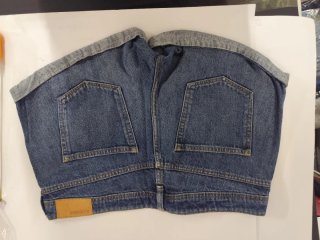 Pantaloncini jeans blu