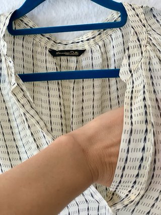 Camiseta seda Massimo Dutti