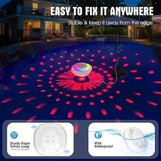 DeeprBetter Luces Piscina Flotantes Control Remoto
