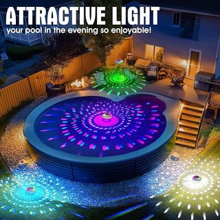 DeeprBetter Luces Piscina Flotantes Control Remoto