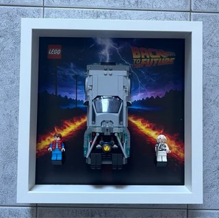 Cornice Lego DeLorean Macchina del Tempo