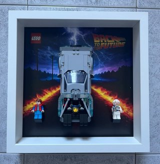 Cornice Lego DeLorean Macchina del Tempo