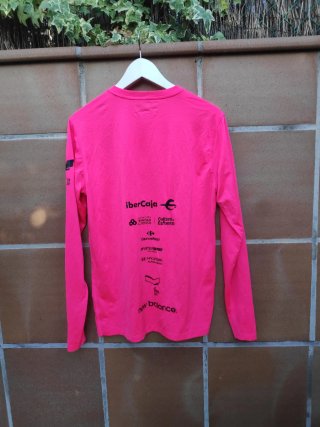 Camiseta New Balance Manga Larga Rosa