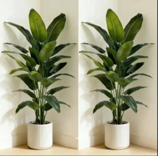2plantas artificiales 116cms