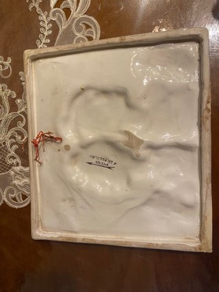 Placca Tosin decorativa in ceramica