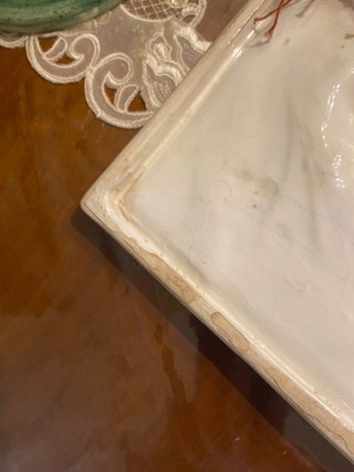 Placca Tosin decorativa in ceramica