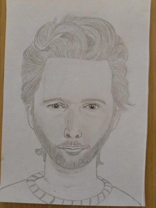Retrato a lápiz Dina-4