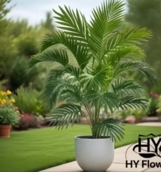 Planta artificial 123cm hojas grandes