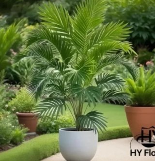 Planta artificial 123cm hojas grandes