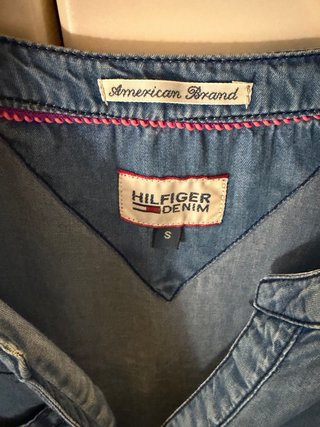 Camicia Tommy Hilfiger in denim taglia S