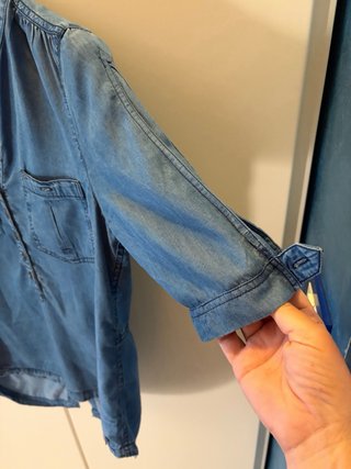 Camicia Tommy Hilfiger in denim taglia S