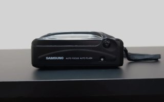 Cámara Analógica Samsung AF-480R + Funda FUNCIONA