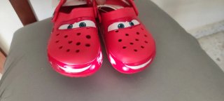 Zuecos Crocs Rayo McQueen con luces Talla 28/29