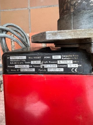 Quemador Roca Kadet Tronic 3RS Caldera Gasoil