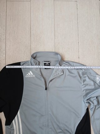 Felpa sportiva Adidas uomo XL – grigio e nero