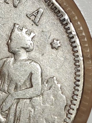 2 Pesetas Plata 1870 *74