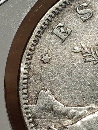 2 Pesetas Plata 1870 *74