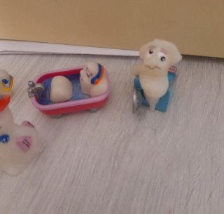 6 fantasmini anni '90 sorpresine ovetti kinder