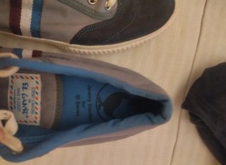 Zapatos El Ganso Casuales Azul Gris. 2 o3 puestas