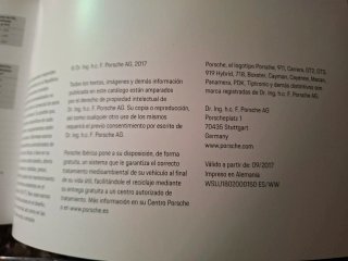 Modelli Porsche 2017