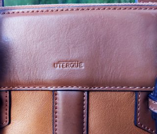Bolso de piel de Uterque nuevecito color camel