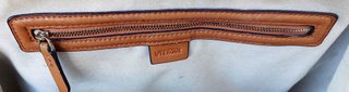 Bolso de piel de Uterque nuevecito color camel