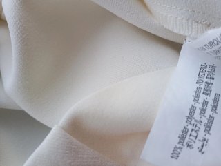 Falda Midi Zara Crema Botones Dorados
