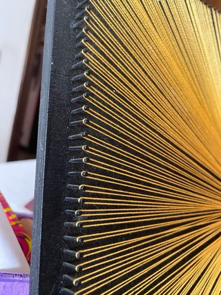 Quadro decorativo moderno oro e nero