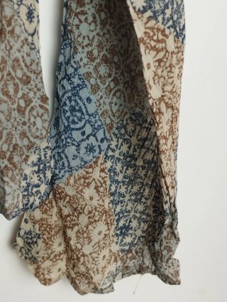 Blusa Naf Naf Beige y Azul