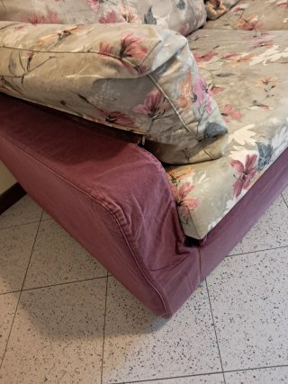 Divano 2 posti floreale