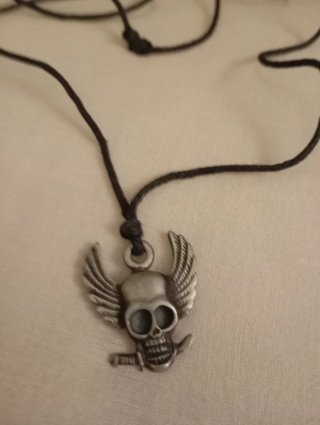 Colgante Calavera Alada