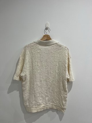 Polo Zara Blanco Talla S