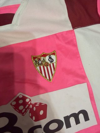 Camiseta Sevilla FC 2007/2008 Joma Rosa