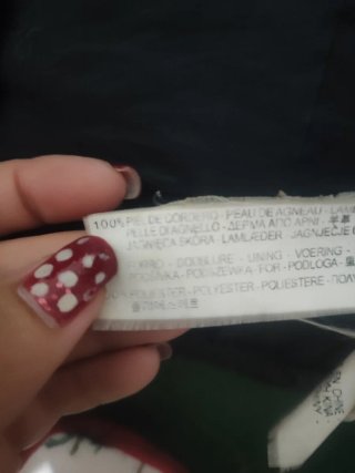 Cazadora Piel Negra Zara Talla L