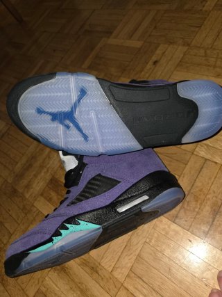 Nike Air Jordan Morado y Turquesa