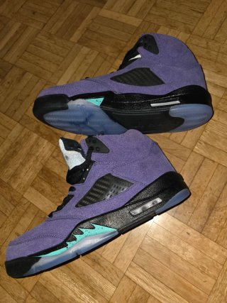 Nike Air Jordan Morado y Turquesa