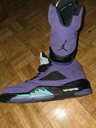 Nike Air Jordan Morado y Turquesa