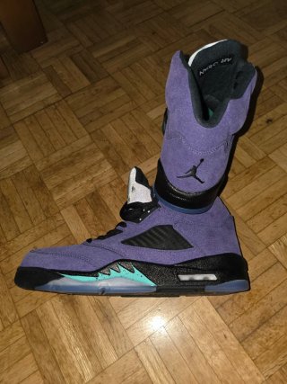 Nike Air Jordan Morado y Turquesa