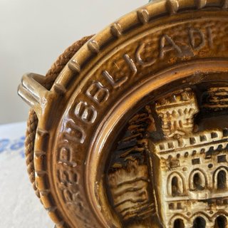Fiaschetta ceramica Repubblica di San Marino