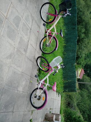 2 Bicicletas Btwin 24'(90€) y 20'(60€) Blancas/Ros