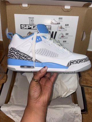 Jordan Spizike Low (GS) Blu Tg 39