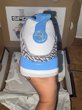 Jordan Spizike Low (GS) Blu Tg 39