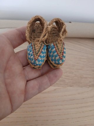 Alpargatas llavero multicolor