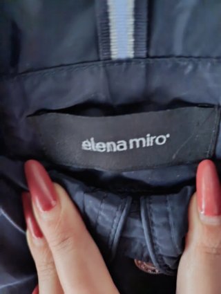 Giubbino Elena Mirò blu scuro