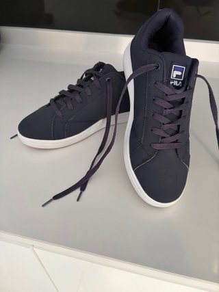 Zapatillas Fila Hombre Azul y Blanco
