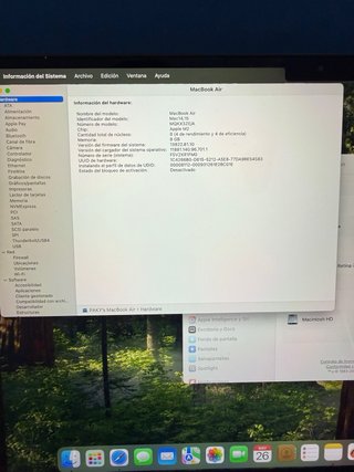 MacBook Air 15 M2 8GB Gris Espacial